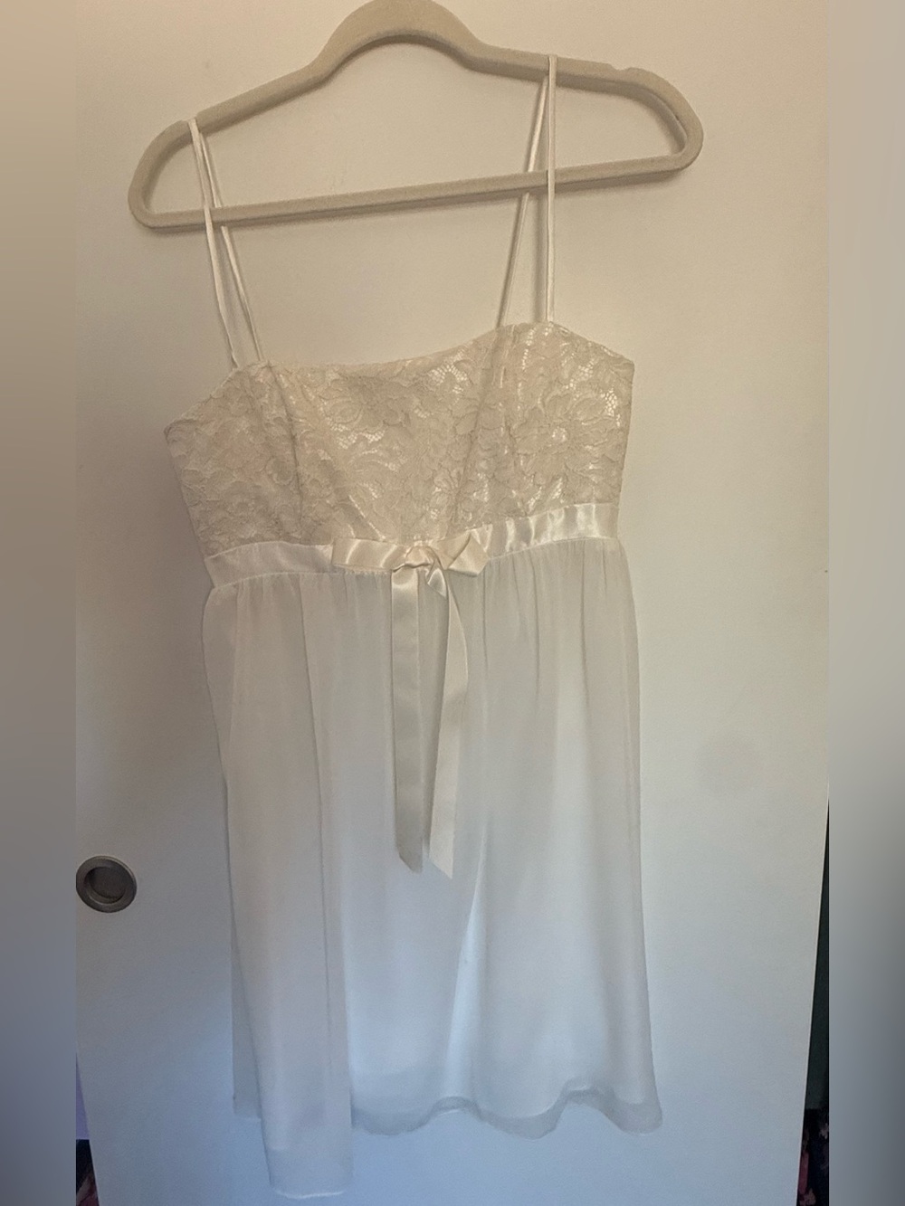 Jessica McClintock vintage mini wedding dress